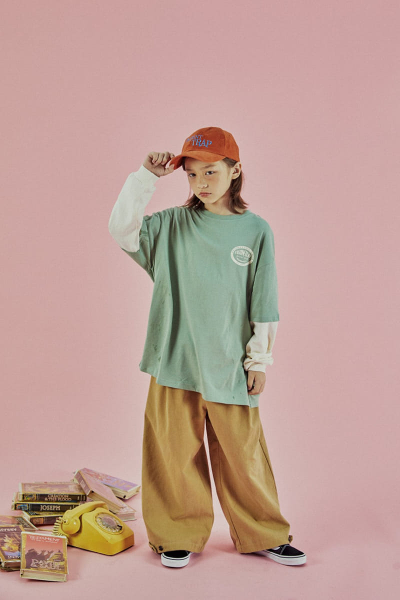 A-Market - Korean Children Fashion - #discoveringself - Layered Tee - 3