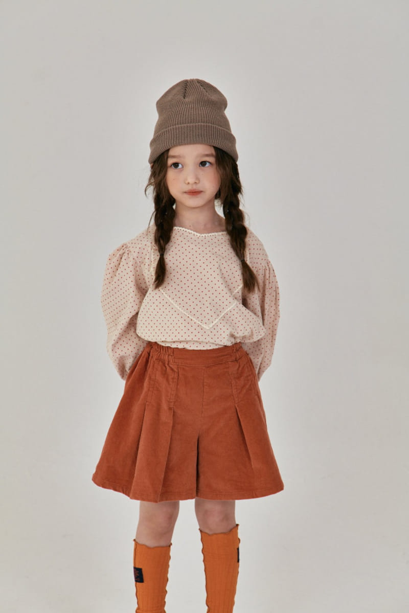 A-Market - Korean Children Fashion - #fashionkids - Corduroy Skirt Pants - 5