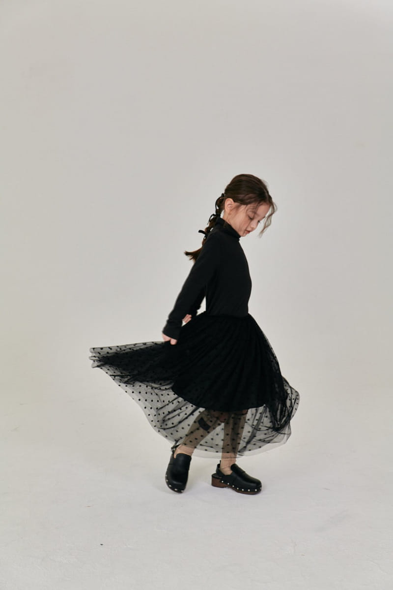 A-Market - Korean Children Fashion - #fashionkids - Shine Mesh Skirt - 4