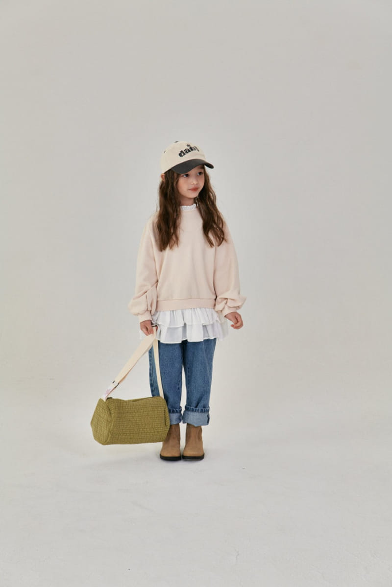 A-Market - Korean Children Fashion - #kidsshorts - Layered Sweatshirt - 3