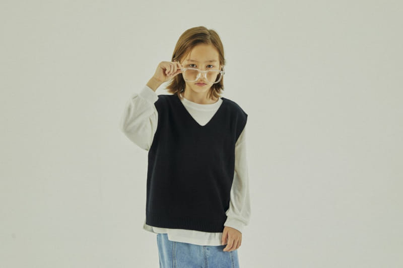 A-Market - Korean Children Fashion - #kidsshorts - Solid Vest - 12