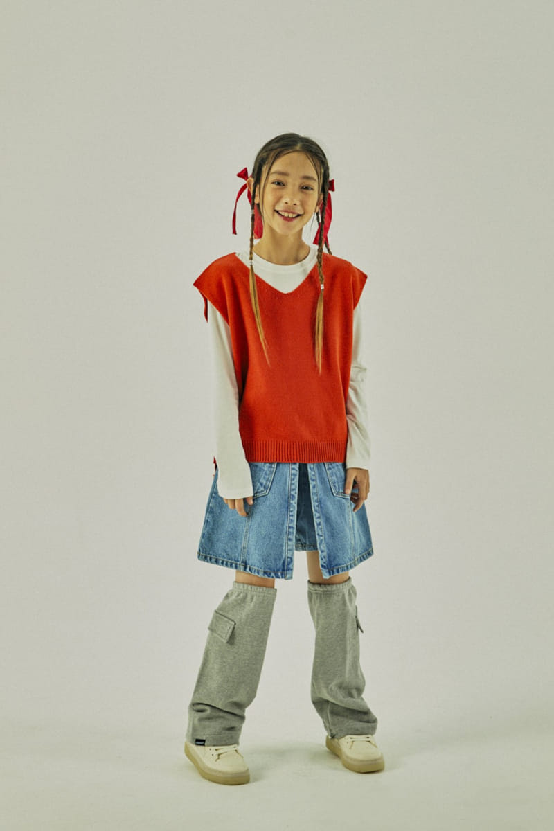 A-Market - Korean Children Fashion - #kidsshorts - Pocket Wrap Skirt - 12