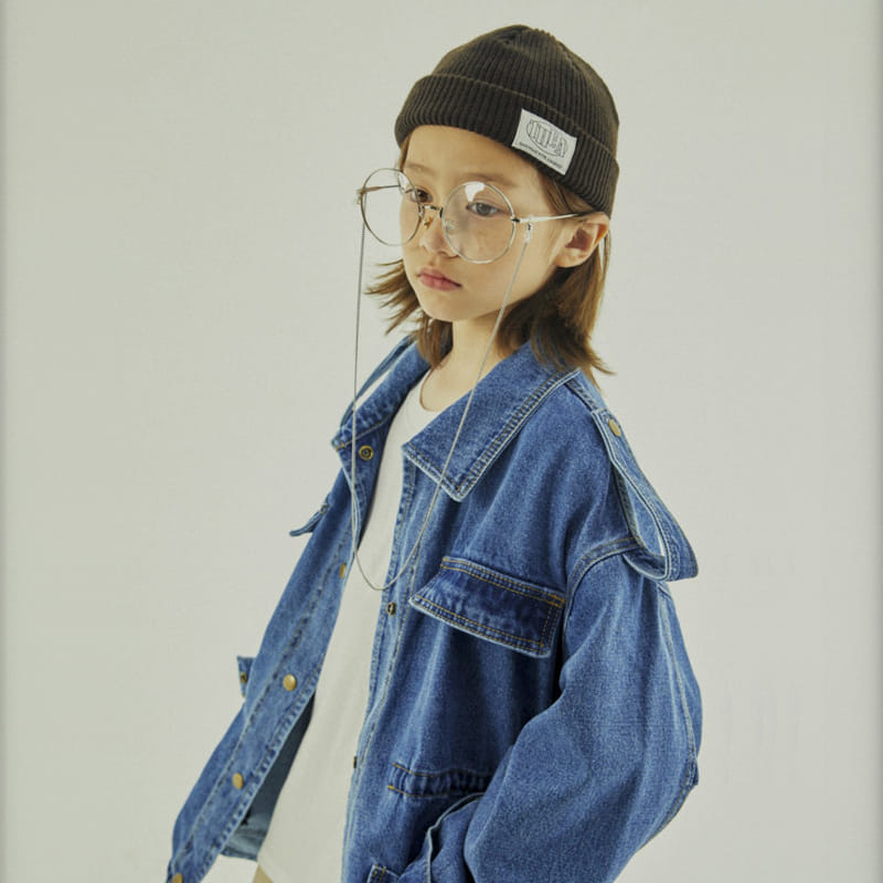 A-Market - Korean Children Fashion - #kidsstore - Denim Jackett