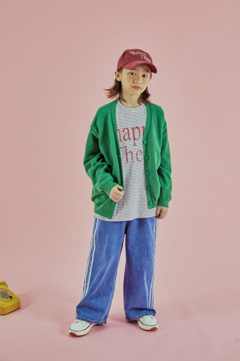 A-Market - Korean Children Fashion - #kidzfashiontrend - Taping Denim Jeans - 7