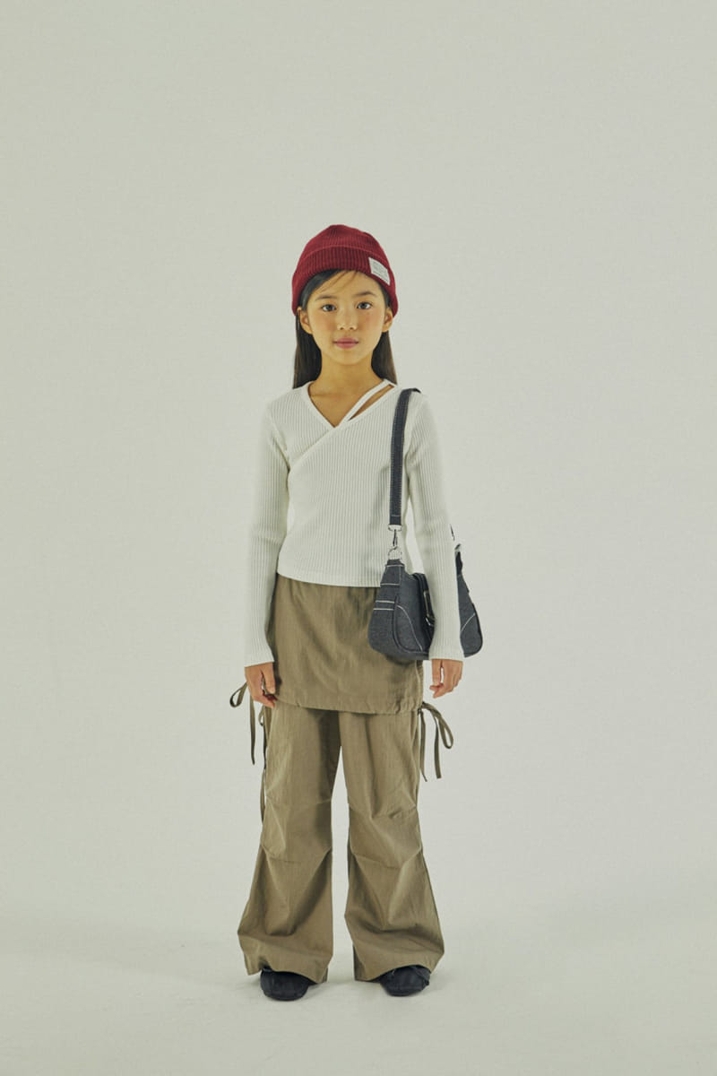 A-Market - Korean Children Fashion - #kidzfashiontrend - Unbal Slit Rib Tee