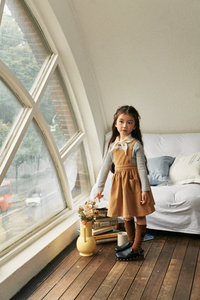 A-Market - Korean Children Fashion - #littlefashionista - Dia Dungarees Skirt - 2