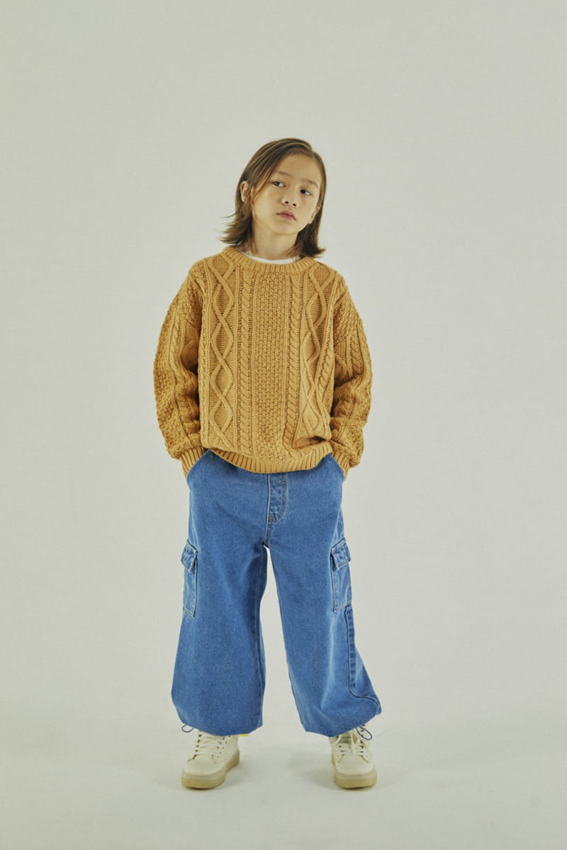 A-Market - Korean Children Fashion - #littlefashionista - Cargo String Jeans