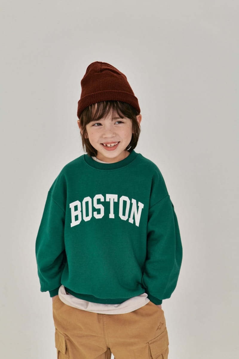 A-Market - Korean Children Fashion - #littlefashionista - Boston Sweatshirt - 11