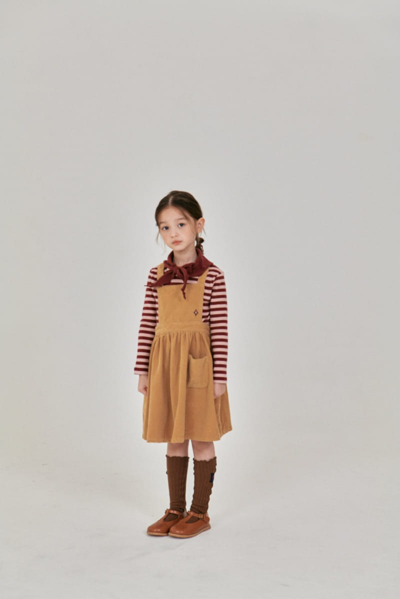 A-Market - Korean Children Fashion - #magicofchildhood - Dia Dungarees Skirt - 3