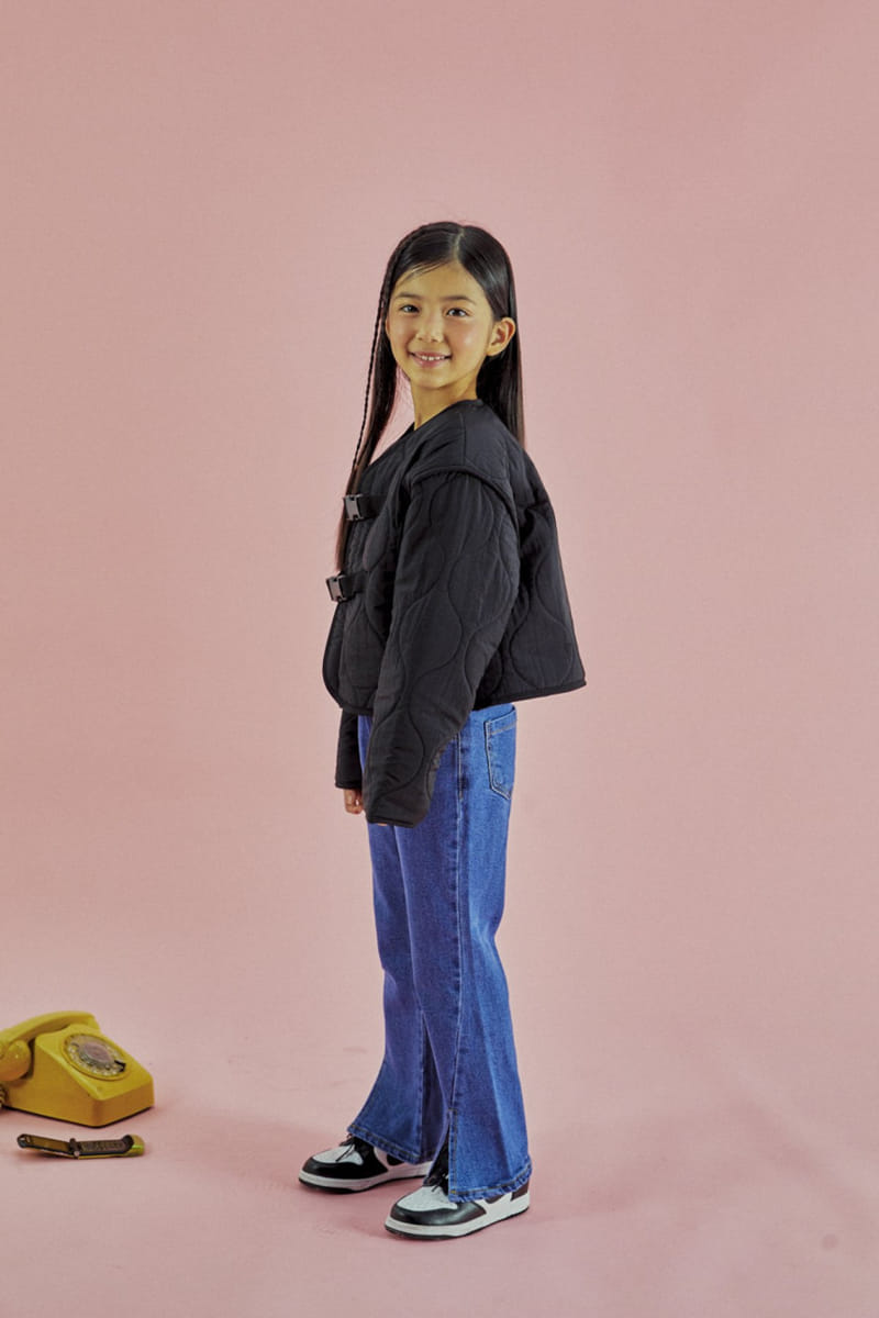 A-Market - Korean Children Fashion - #magicofchildhood - Bootscut Slit Jeans - 9