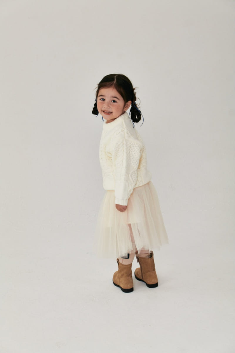 A-Market - Korean Children Fashion - #minifashionista - Shine Mesh Skirt - 10