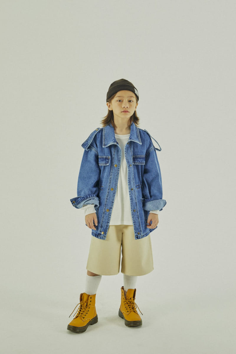 A-Market - Korean Children Fashion - #minifashionista - Denim Jackett - 6