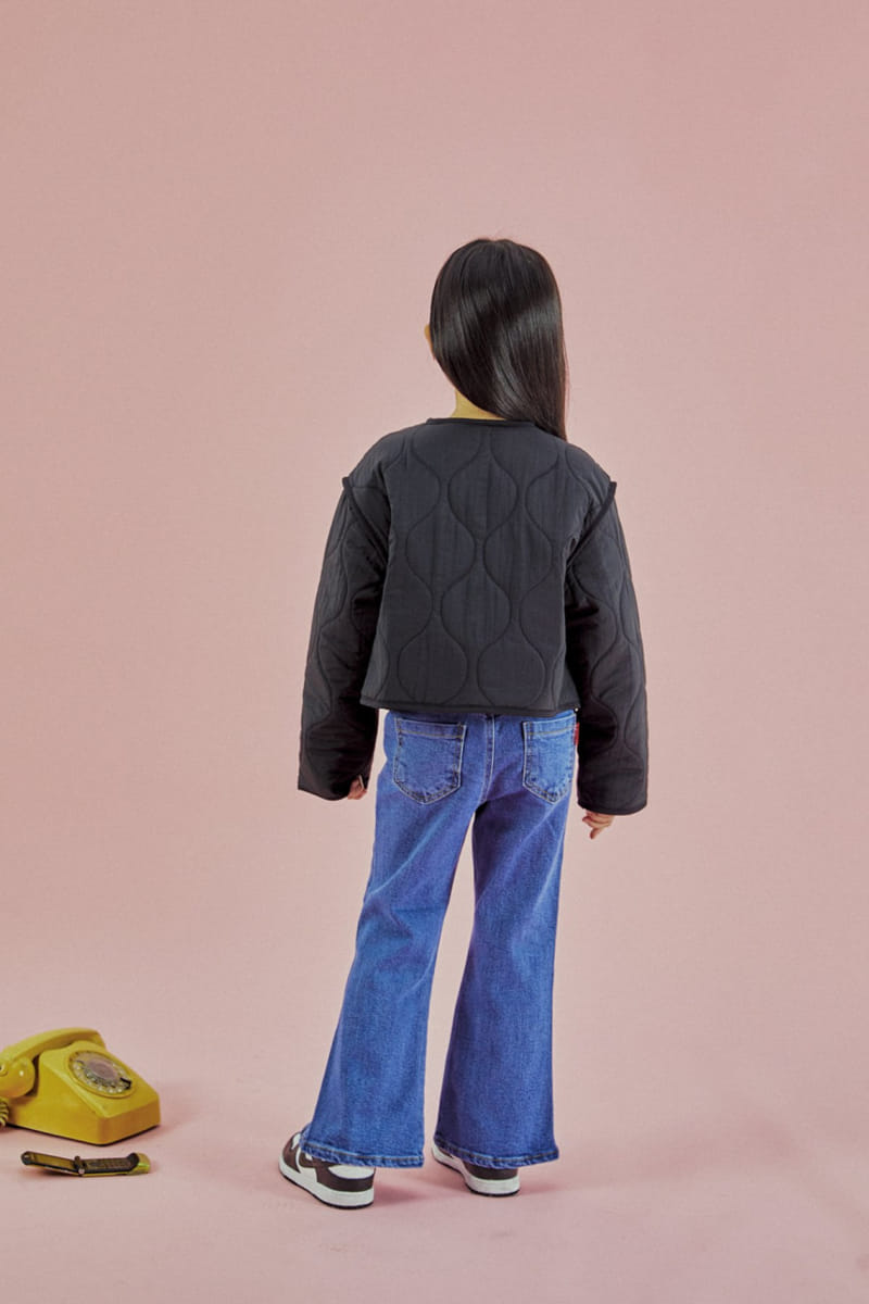 A-Market - Korean Children Fashion - #minifashionista - Bootscut Slit Jeans - 10