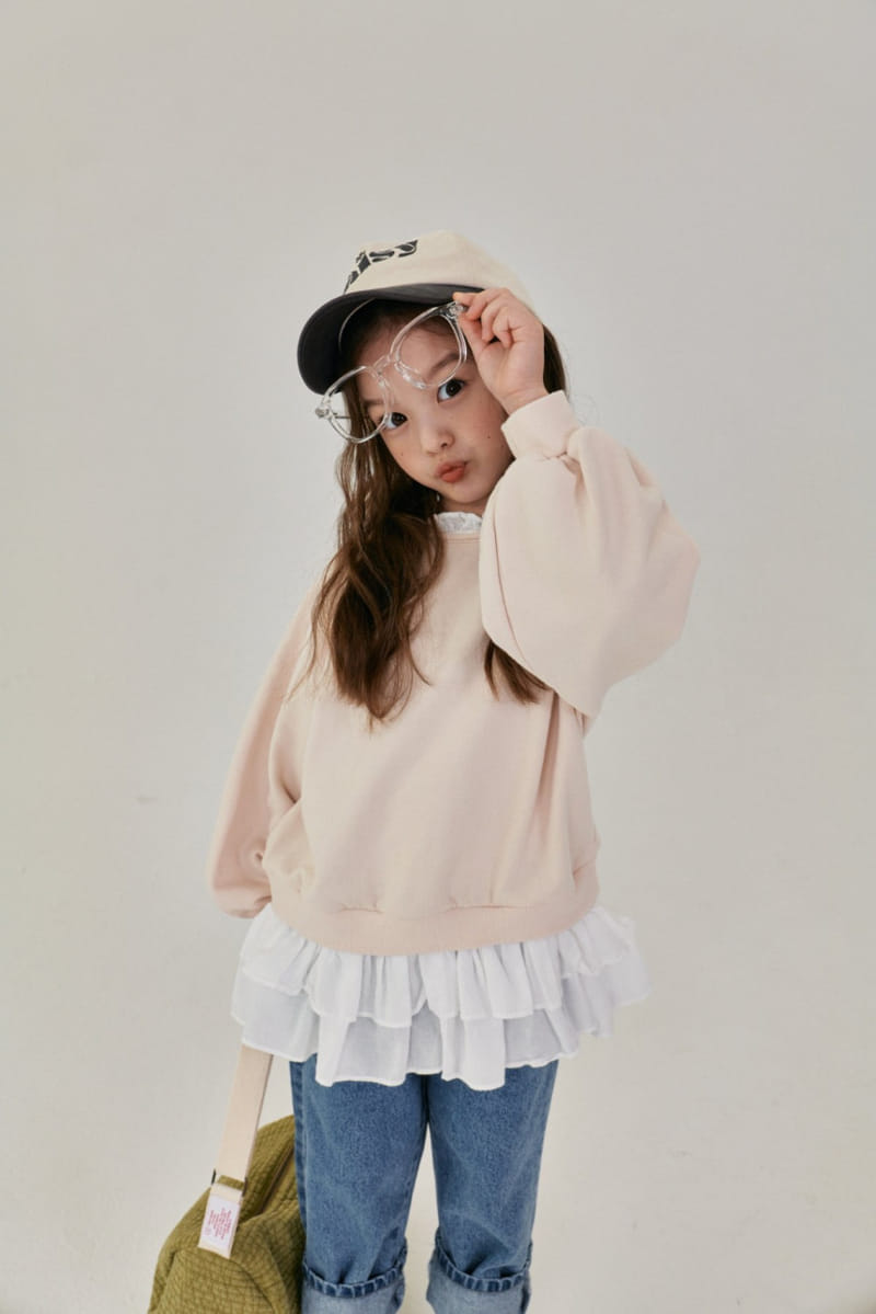 A-Market - Korean Children Fashion - #prettylittlegirls - Layered Sweatshirt - 10