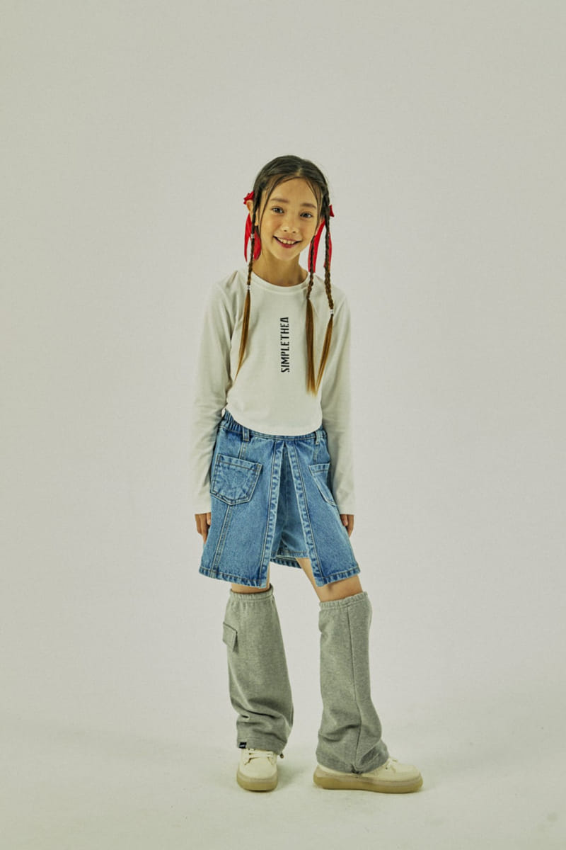 A-Market - Korean Children Fashion - #prettylittlegirls - Pocket Wrap Skirt - 5