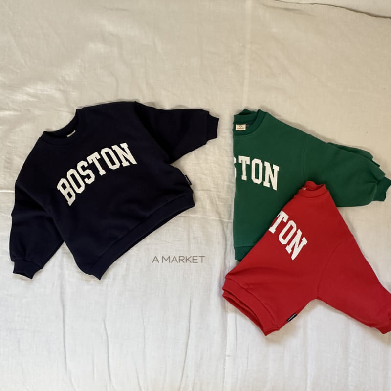 A-Market - Korean Children Fashion - #stylishchildhood - Boston Sweatshirt