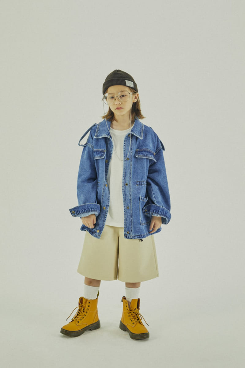 A-Market - Korean Children Fashion - #todddlerfashion - Denim Jackett - 8