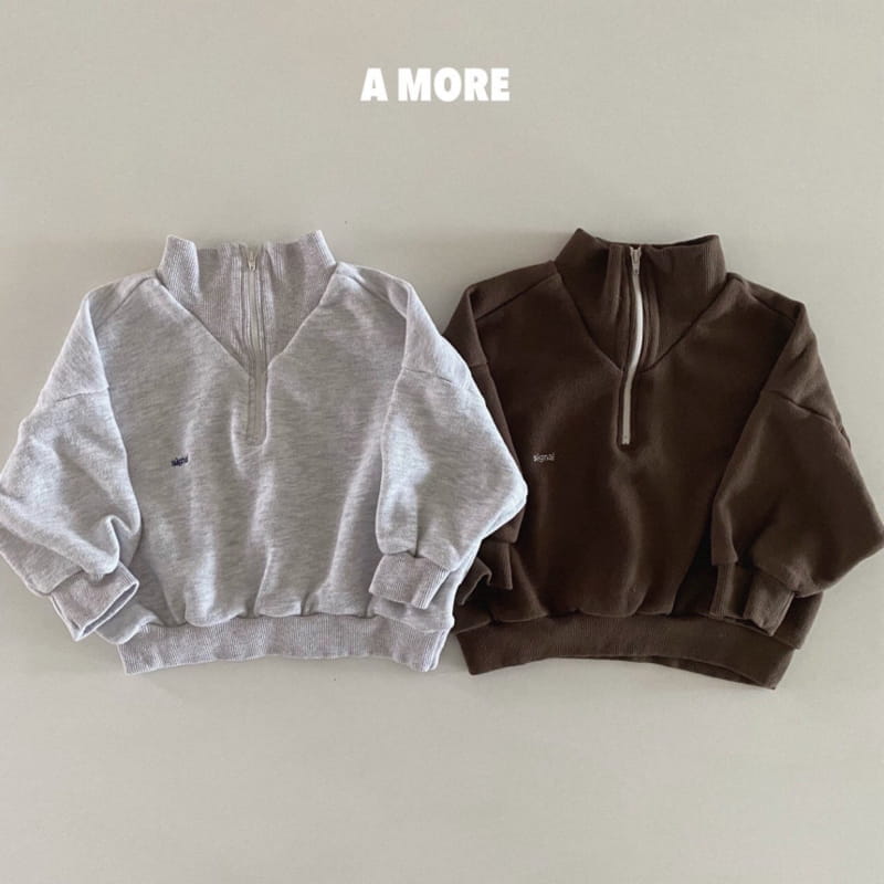 A More - Korean Children Fashion - #childofig - Signal Zip-up