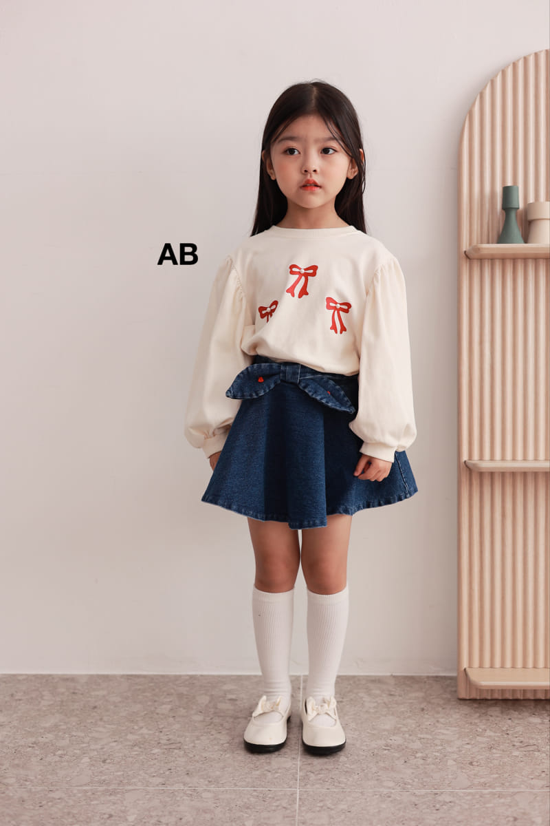 Ab - Korean Children Fashion - #childofig - Fluffy Ribbon Tee - 9