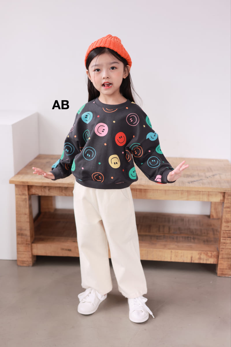 Ab - Korean Children Fashion - #childofig - Multi Smile Sweatshirt - 6