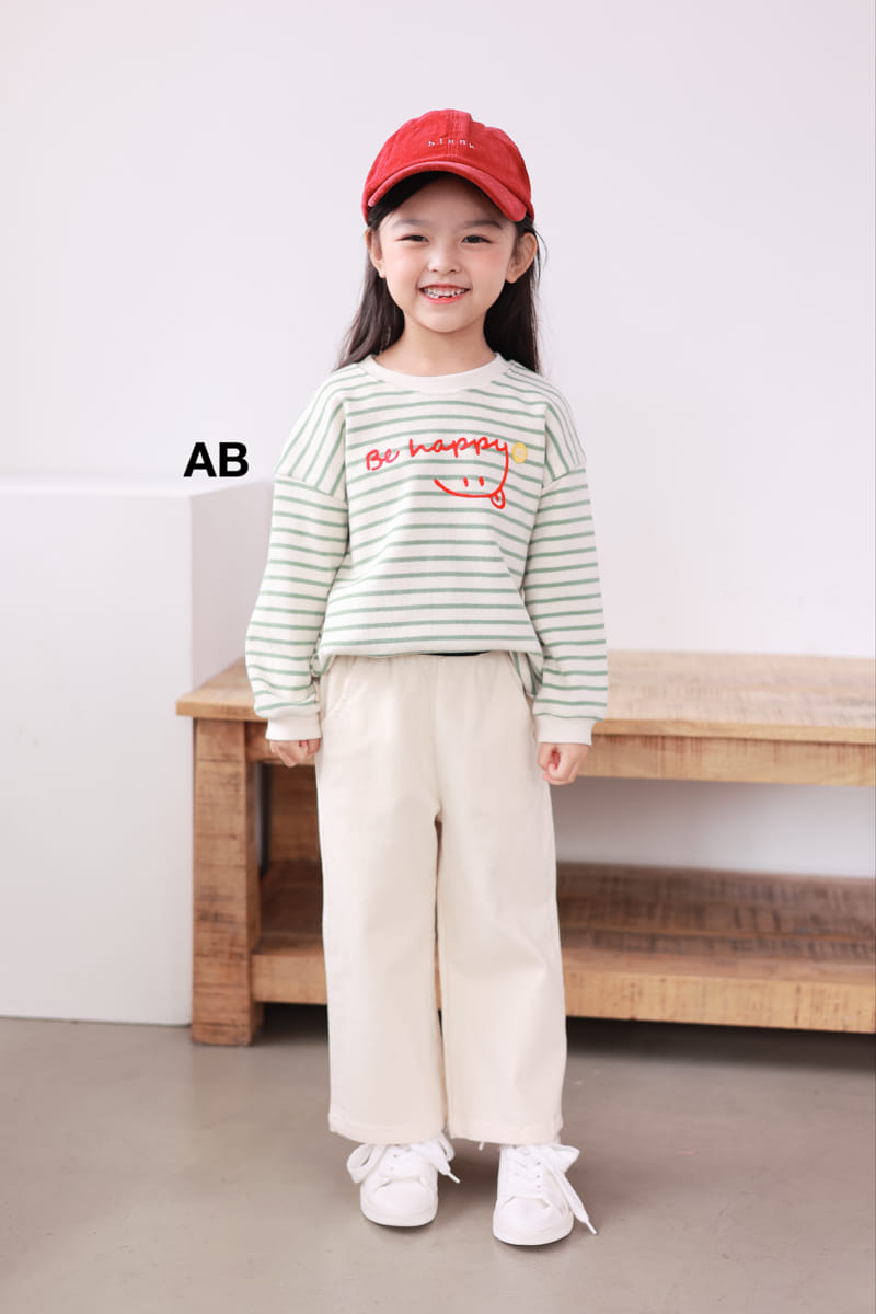 Ab - Korean Children Fashion - #childrensboutique - Be Happy Sweatshirt - 12