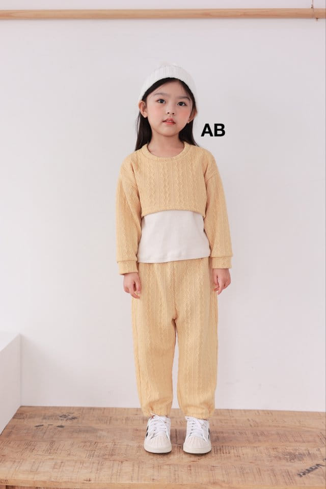 Ab - Korean Children Fashion - #childrensboutique - Twist Top Bottom Set - 9