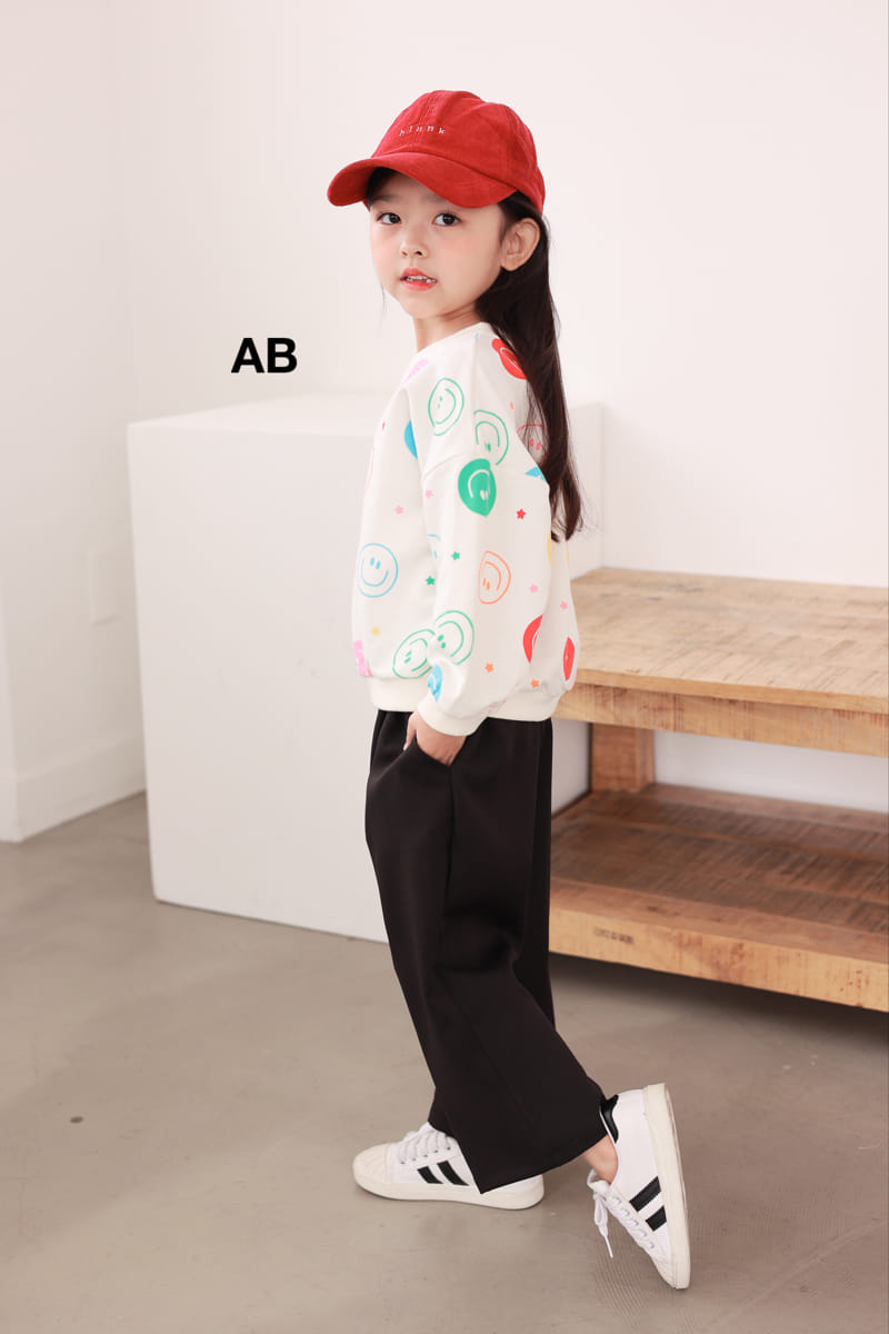 Ab - Korean Children Fashion - #fashionkids - Multi Smile Sweatshirt - 10