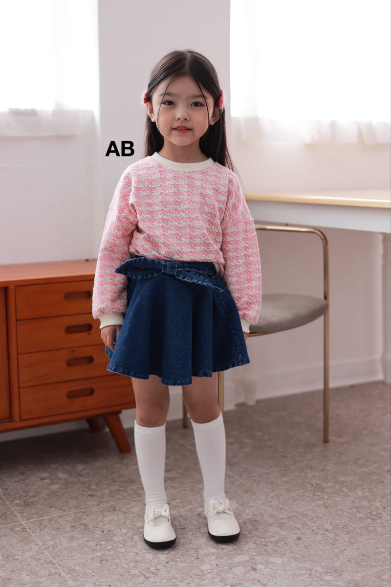 Ab - Korean Children Fashion - #fashionkids - Twid Sweatshirt - 4