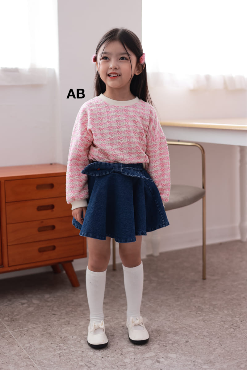 Ab - Korean Children Fashion - #kidsstore - Twid Sweatshirt - 5