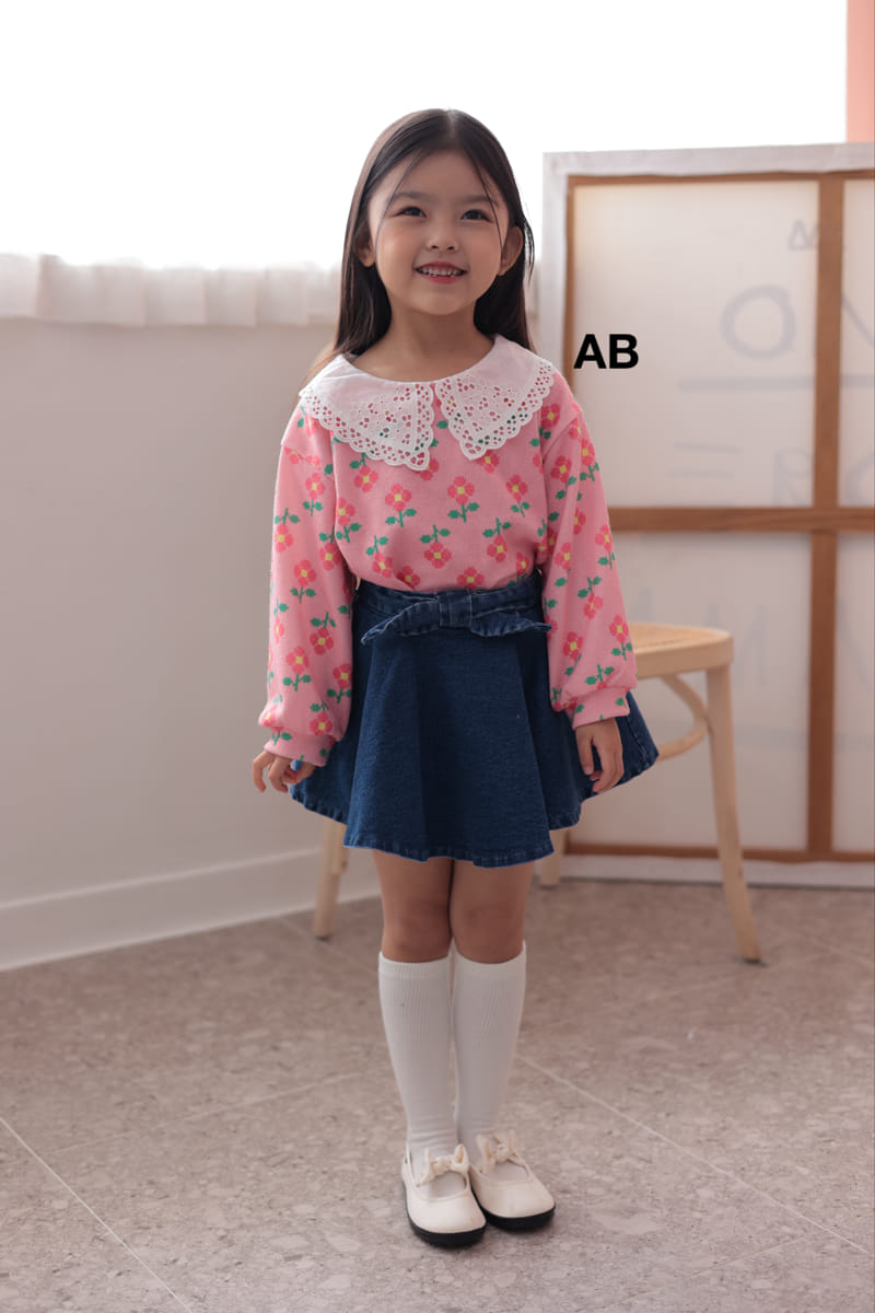 Ab - Korean Children Fashion - #littlefashionista - Ribbon Whole Skirt - 3