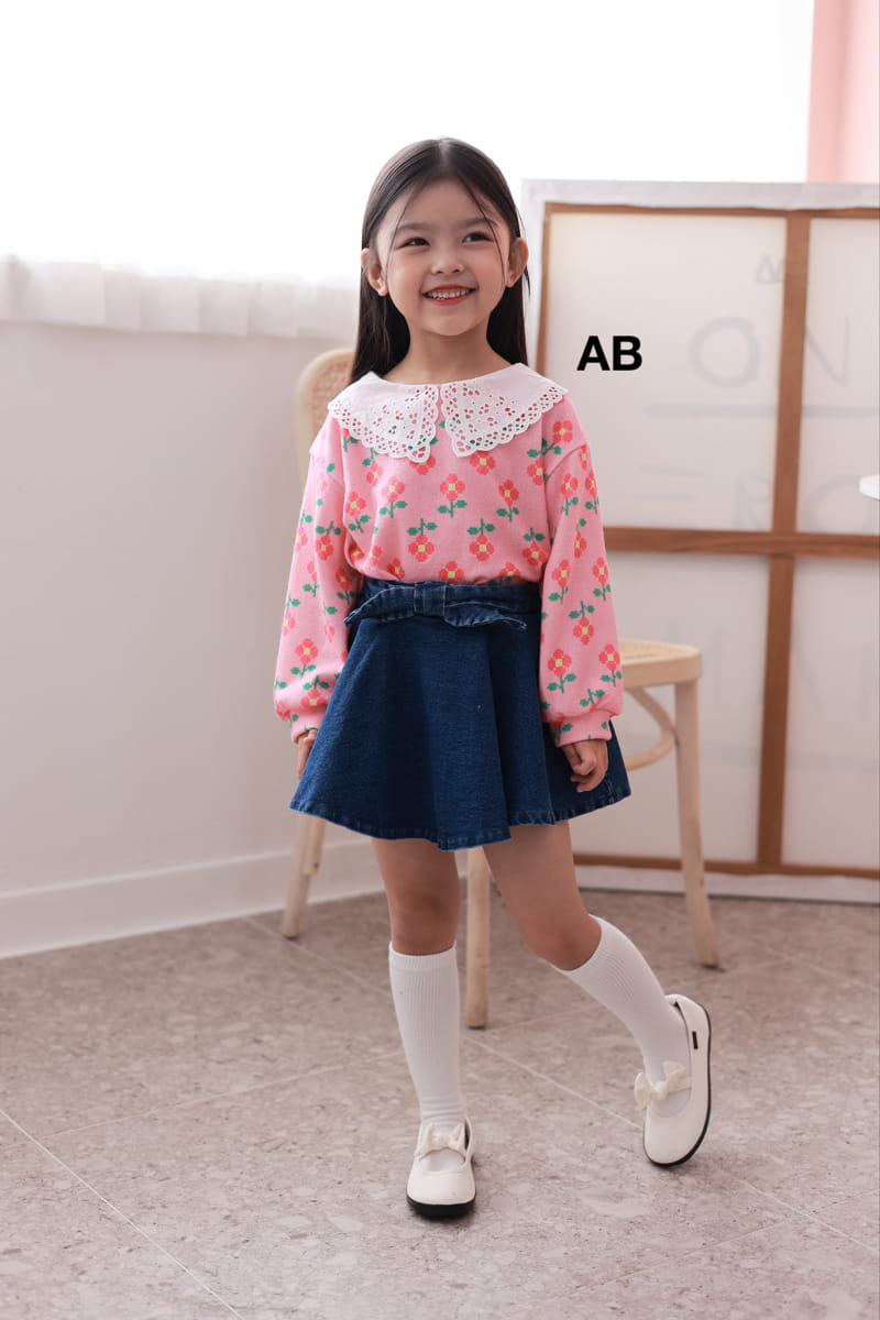 Ab - Korean Children Fashion - #littlefashionista - Ribbon Whole Skirt - 4