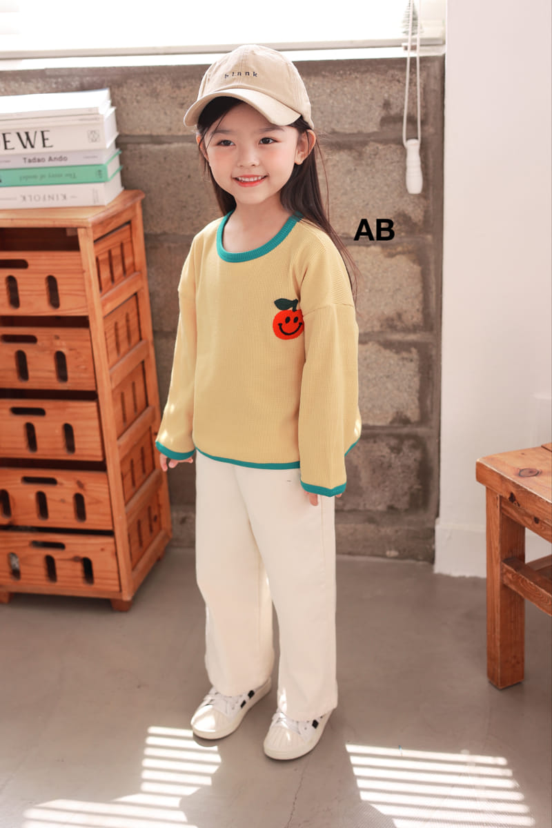 Ab - Korean Children Fashion - #magicofchildhood - Apple Piping Tee - 6