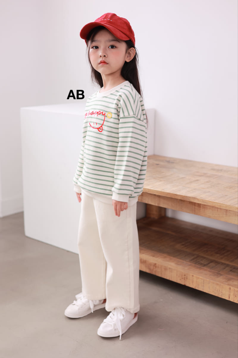 Ab - Korean Children Fashion - #minifashionista - Be Happy Sweatshirt - 8