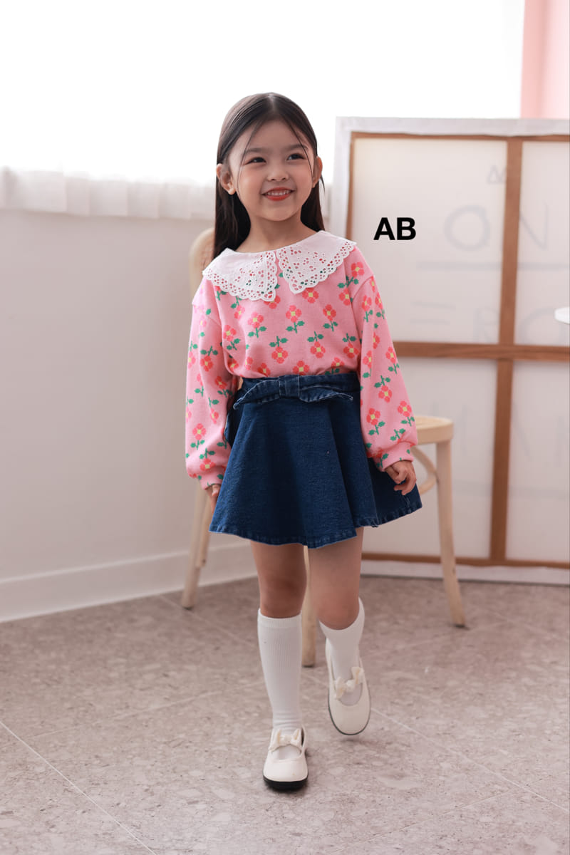 Ab - Korean Children Fashion - #minifashionista - Ribbon Whole Skirt - 5