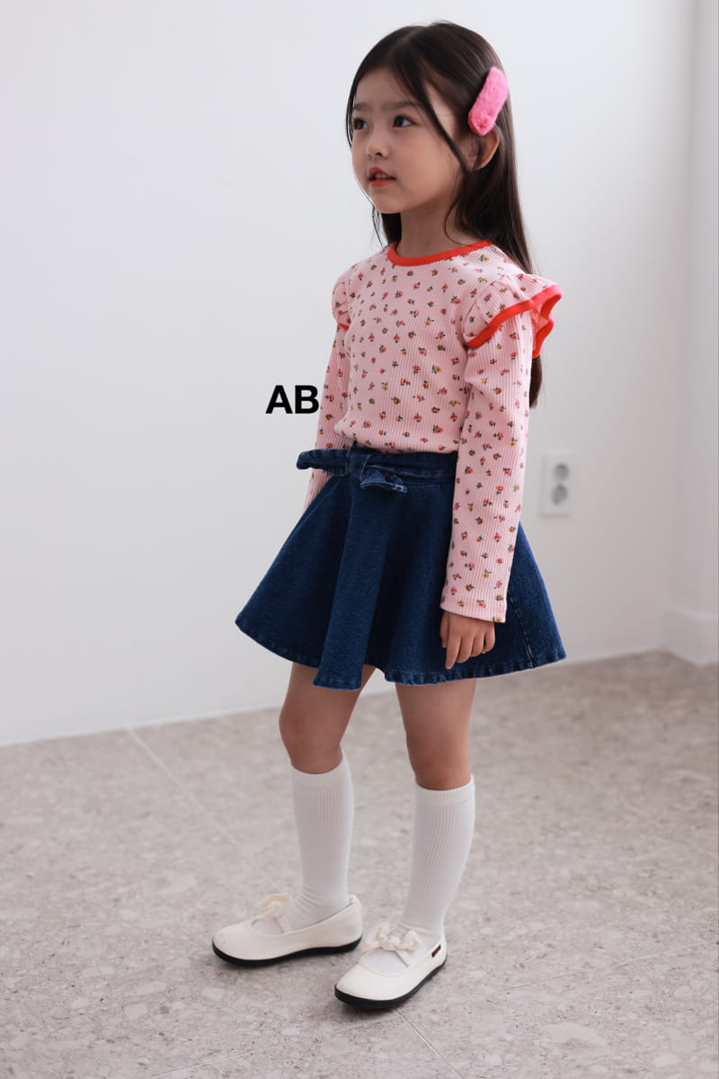 Ab - Korean Children Fashion - #minifashionista - Bouquet Rib Tee - 7