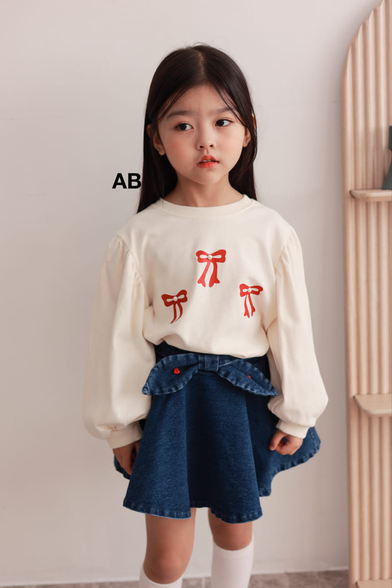 Ab - Korean Children Fashion - #stylishchildhood - Fluffy Ribbon Tee - 8