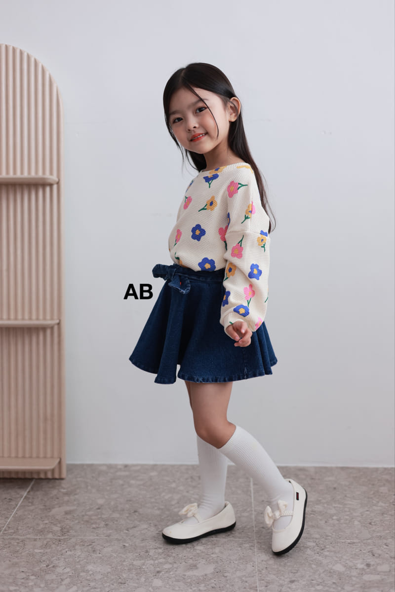 Ab - Korean Children Fashion - #stylishchildhood - Ribbon Whole Skirt - 9