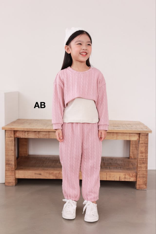 Ab - Korean Children Fashion - #stylishchildhood - Twist Top Bottom Set - 7