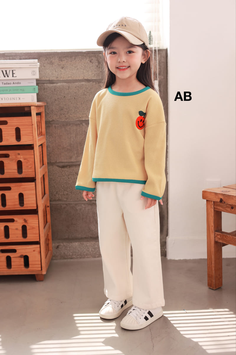 Ab - Korean Children Fashion - #stylishchildhood - Apple Piping Tee - 11