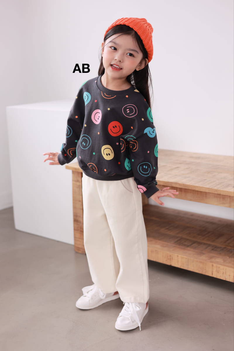 Ab - Korean Children Fashion - #todddlerfashion - Multi Smile Sweatshirt - 3