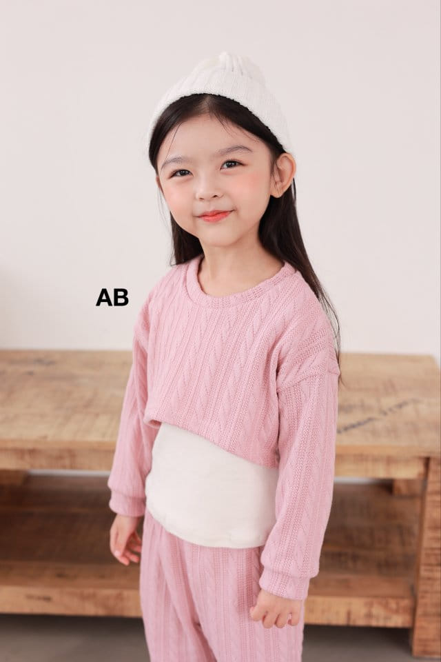 Ab - Korean Children Fashion - #todddlerfashion - Twist Top Bottom Set - 5