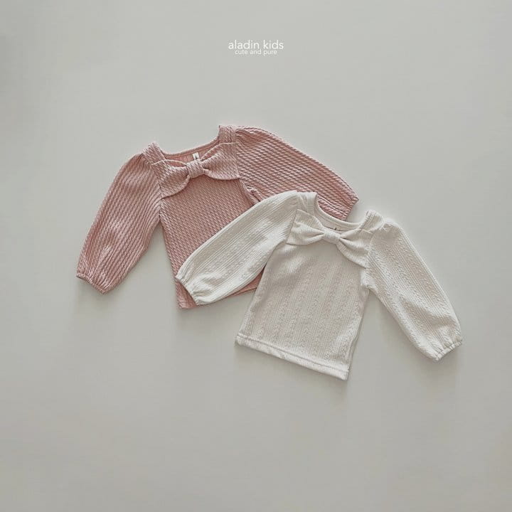 Aladin - Korean Children Fashion - #designkidswear - Petit Ribbon Tee