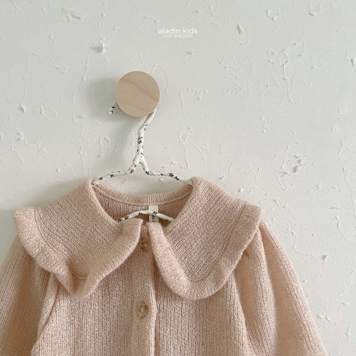 Aladin - Korean Children Fashion - #designkidswear - Knit Collar Cardigan - 6