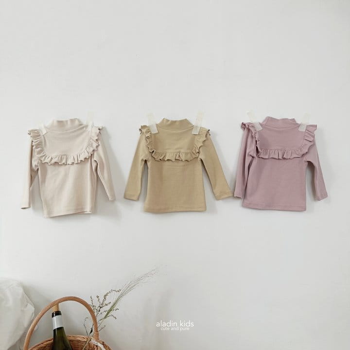 Aladin - Korean Children Fashion - #discoveringself - Half Frill Tee