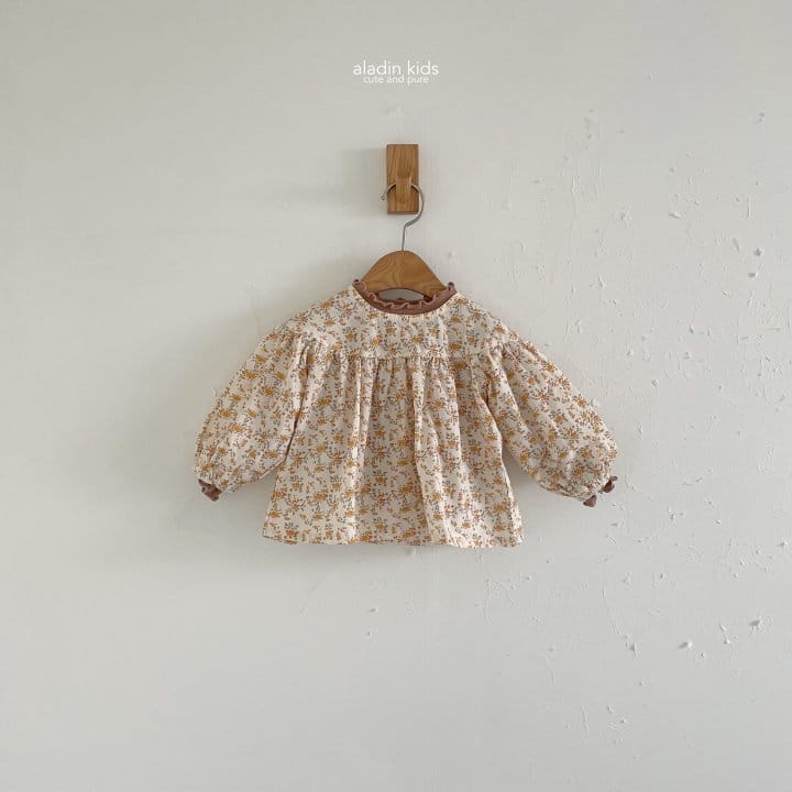 Aladin - Korean Children Fashion - #kidzfashiontrend - Fall Flower Blouse