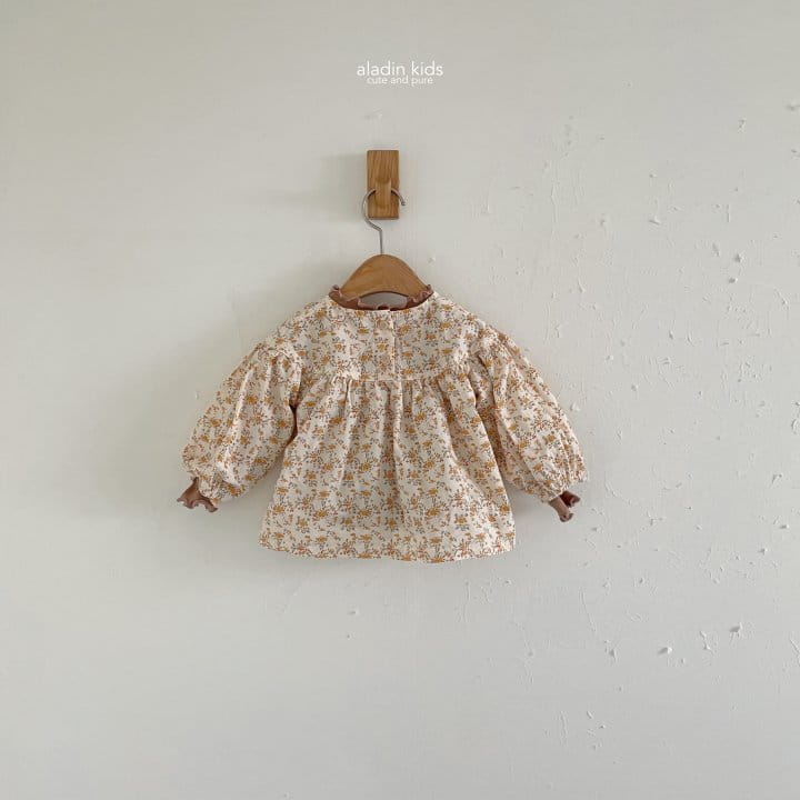 Aladin - Korean Children Fashion - #littlefashionista - Fall Flower Blouse - 3