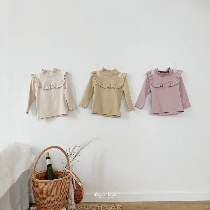 Aladin - Korean Children Fashion - #magicofchildhood - Half Frill Tee - 8