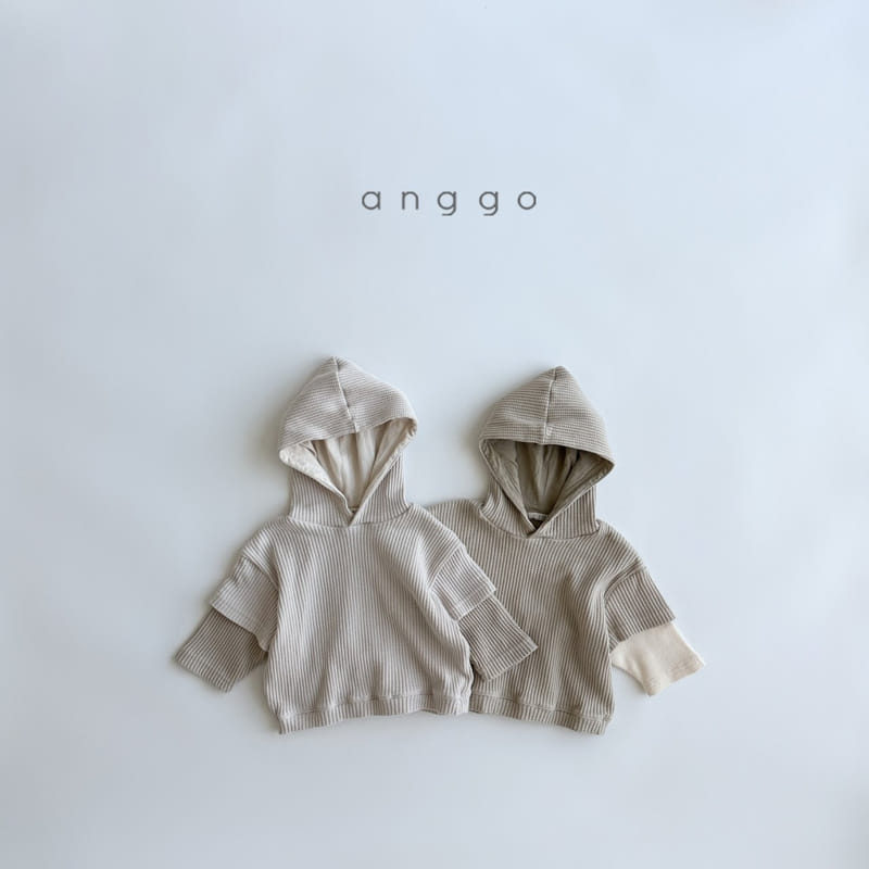 Anggo - Korean Children Fashion - #toddlerclothing - Vanilla Hoody Tee - 7