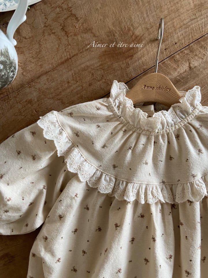 Anne Shirley - Korean Baby Fashion - #babyboutiqueclothing - Flower Shirring Bodysuit - 8