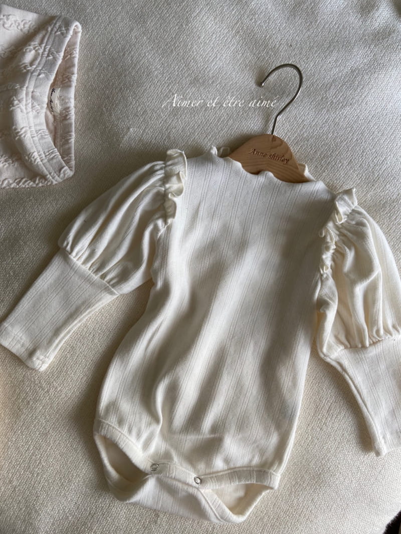 Anne Shirley - Korean Baby Fashion - #onlinebabyshop - Ilay Frill Bodysuit - 3